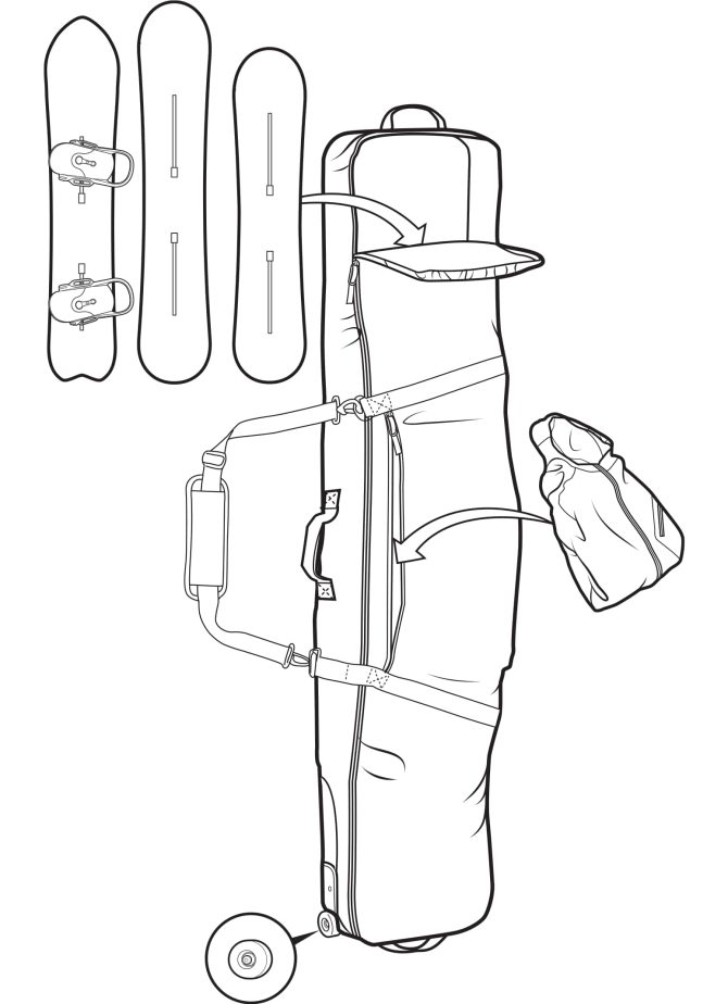 Burton Wheelie Gig Bag - Image 2
