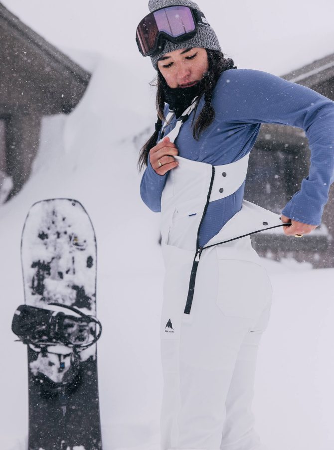 Women's Burton Avalon 2L Stretch Bib Pants - Image 5
