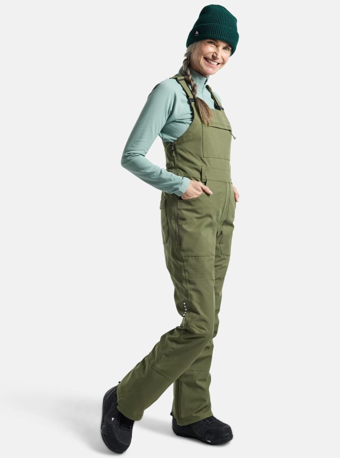 Women's Burton Avalon 2L Stretch Bib Pants (Short)