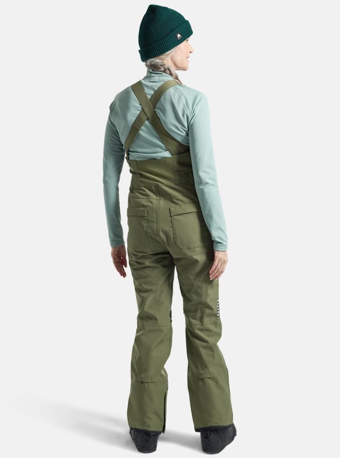 Women's Burton Avalon 2L Stretch Bib Pants (Short) - Image 2