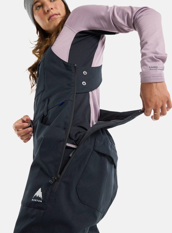 Women's Burton Avalon 2L Stretch Bib Pants (Tall) - Image 5