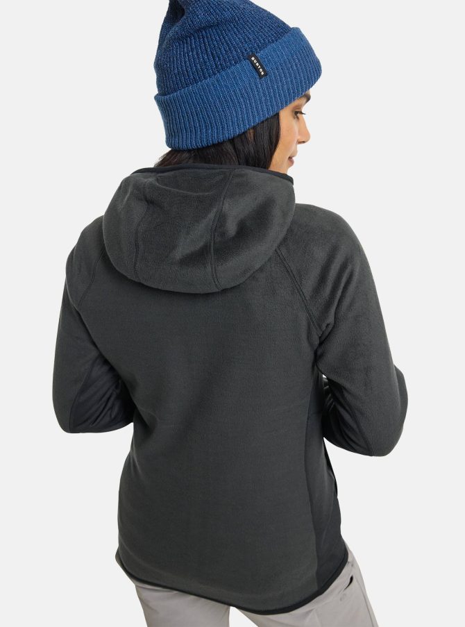 Women's Burton Stockrun Warmest Hooded Full-Zip Fleece - Image 2