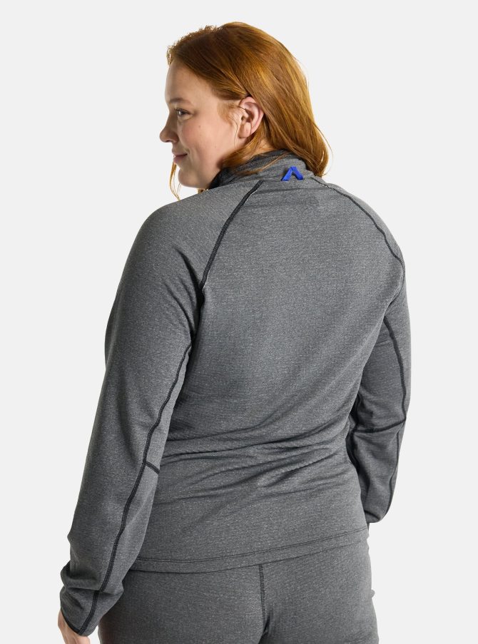 Women's Burton Stockrun Grid Half-Zip Fleece - Image 2
