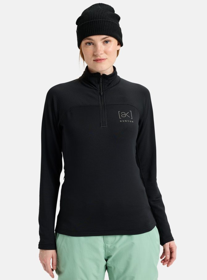 Women's Burton [ak] Helium Grid Quarter-Zip Fleece