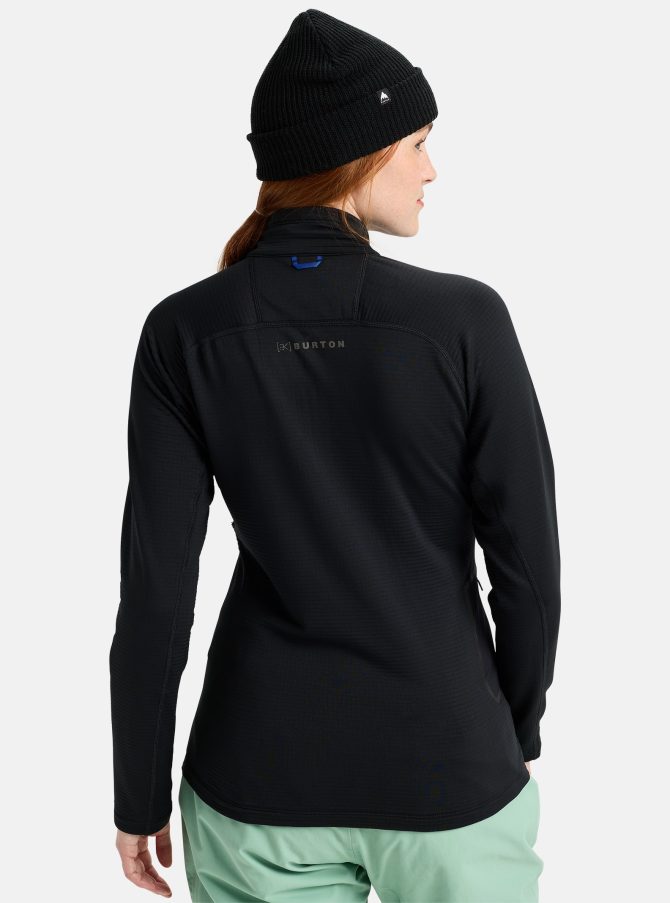 Women's Burton [ak] Helium Grid Quarter-Zip Fleece - Image 2