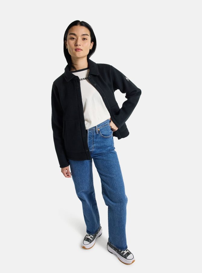 Women's Burton Cinder Fleece Snap Shirt - Image 4