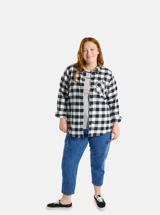 Women's Burton Favorite Long Sleeve Flannel Shirt - Image 4