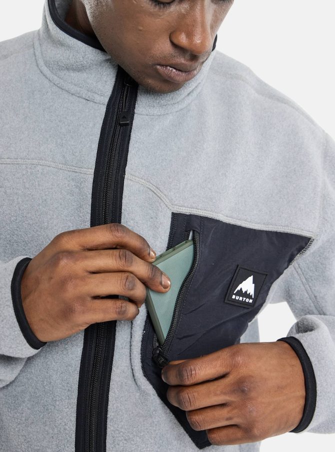 Men's Burton Cinder Full-Zip Fleece - Image 3