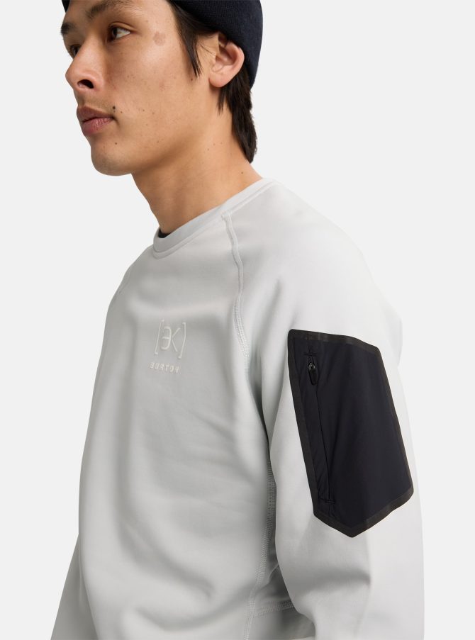 Men's Burton [ak] Baker Stretch Crewneck Fleece - Image 3