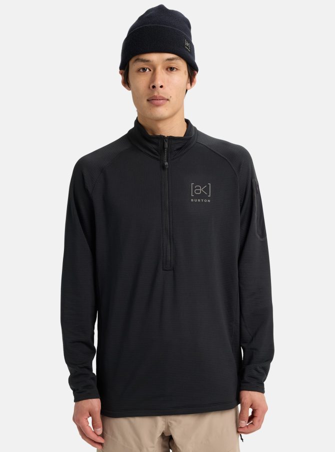 Men's Burton [ak] Helium Grid Half-Zip Fleece