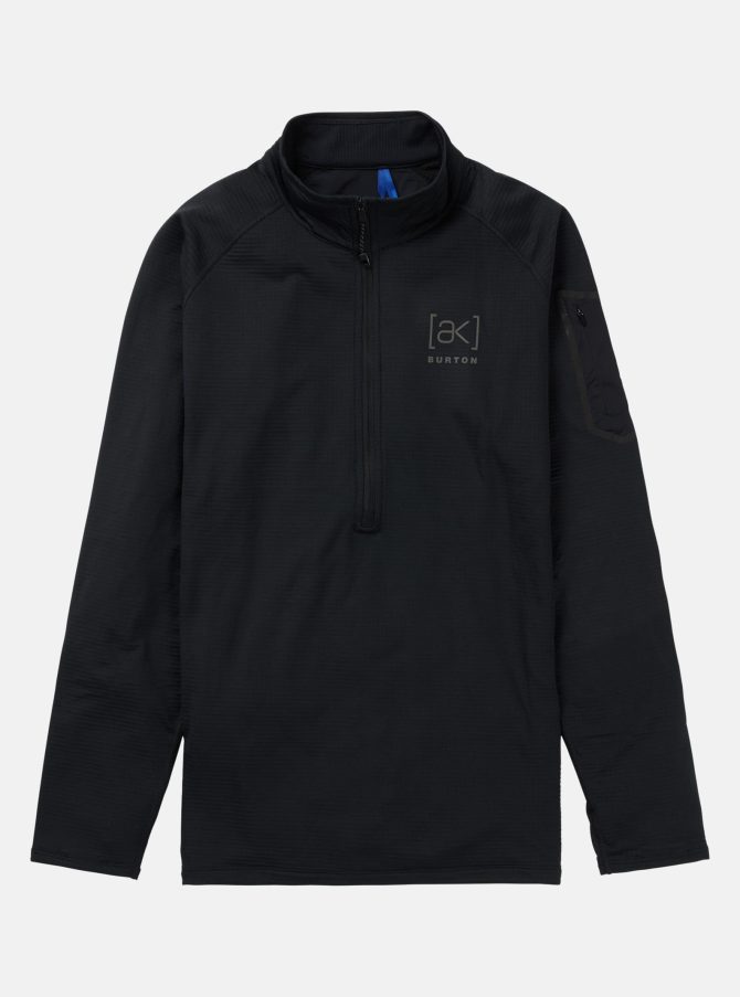 Men's Burton [ak] Helium Grid Half-Zip Fleece - Image 5