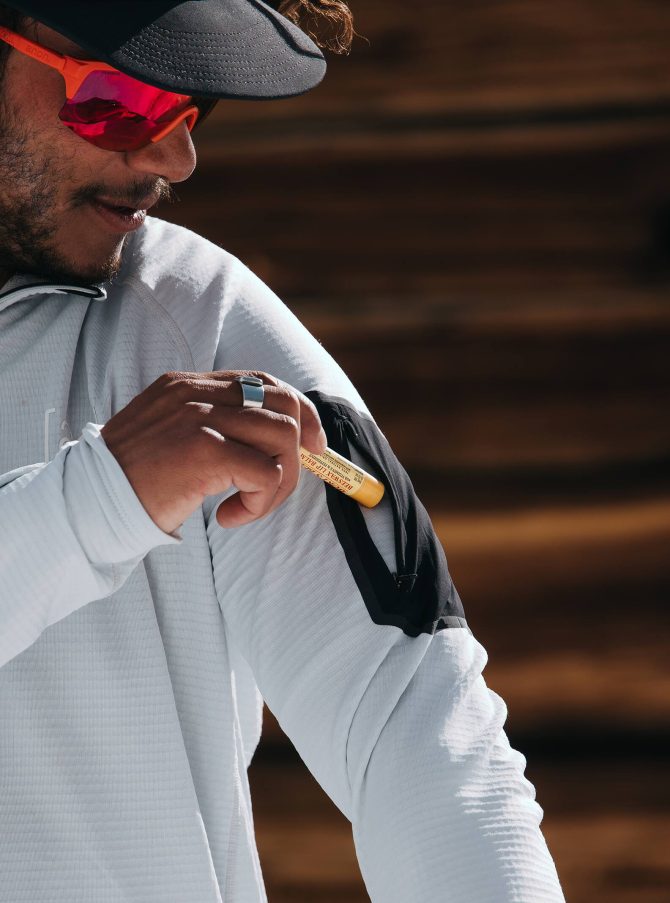 Men's Burton [ak] Helium Grid Half-Zip Fleece - Image 3