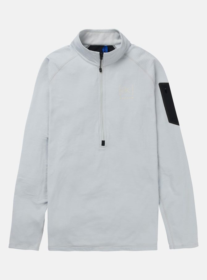 Men's Burton [ak] Helium Grid Half-Zip Fleece - Image 5