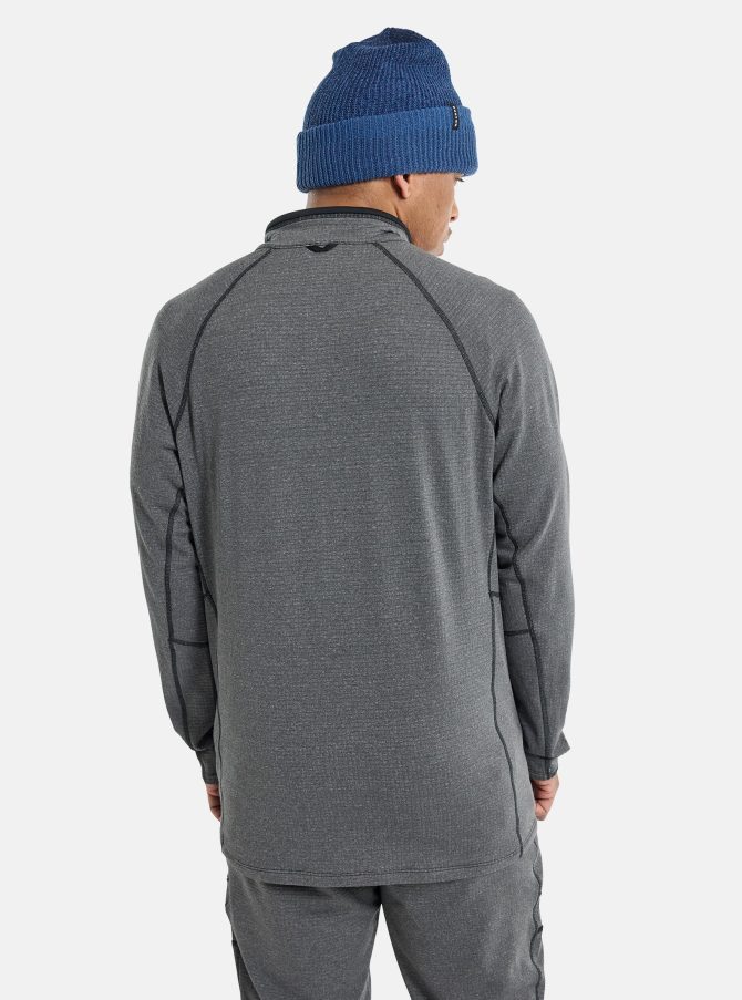 Men's Burton Stockrun Grid Half-Zip Fleece - Image 2