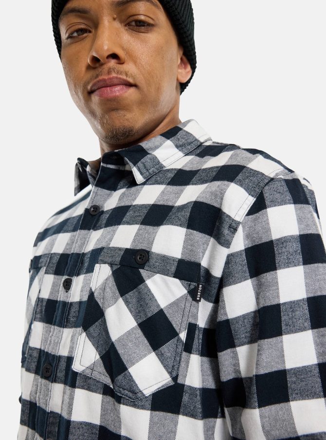 Men's Burton Favorite Long Sleeve Flannel Shirt - Image 3