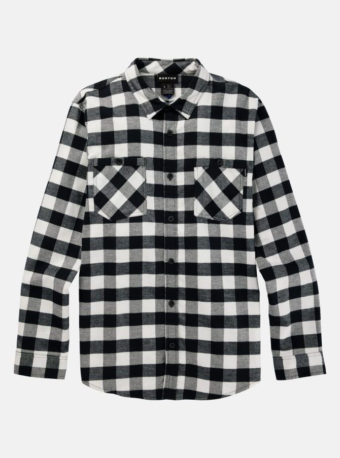 Men's Burton Favorite Long Sleeve Flannel Shirt - Image 5